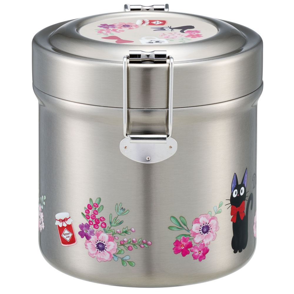 【送料無料】抗菌真空ステンレスランチジャー 600ml/2段魔女の宅急便フレンチ/STLB1AG_4973307647970/スケーター