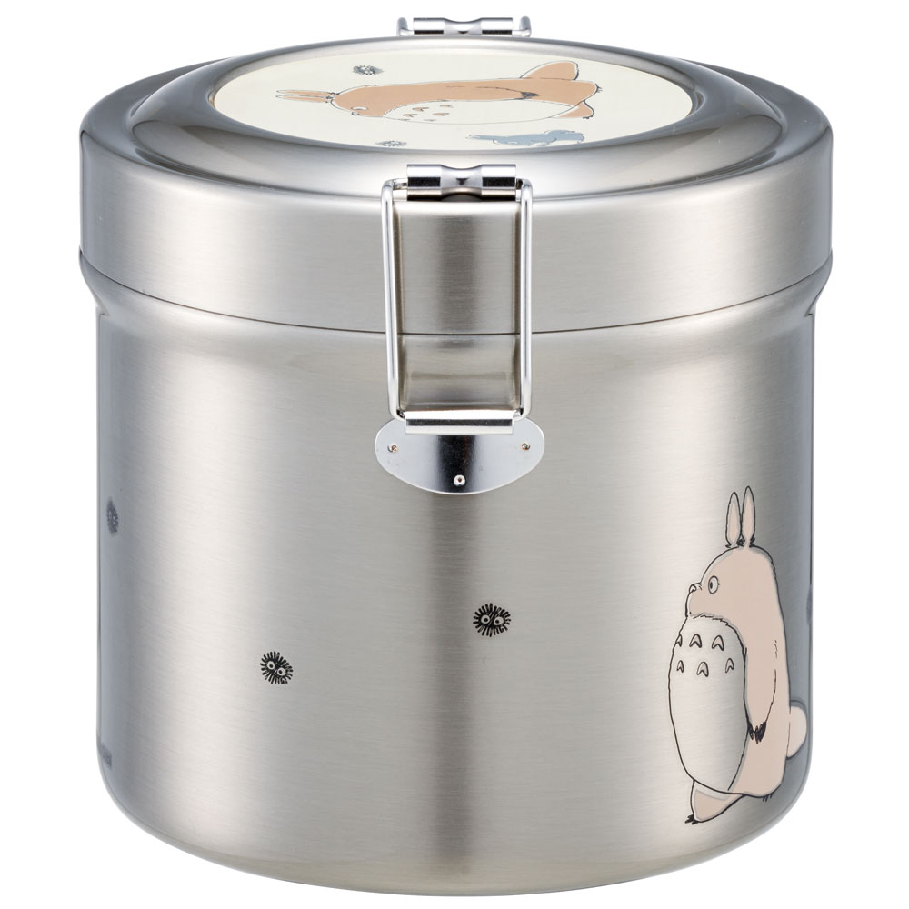 【送料無料】抗菌真空ステンレスランチジャー 640ml/2段となりのトトロ（行進）／STLB2DXAG_4973307647949