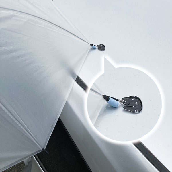 【メール便対象品】 スケーター 傘 マグネット ストラップ ねこっと NEKOTTO 車 雨 ピタッと クリップ 子供 ホルダー 磁石 かさ カサ レイングッズ ストッパー アンブレラマーカー 乗り降り 目印 傘アクセサリー STMGU1 傘立て チャーム 【 レイン】