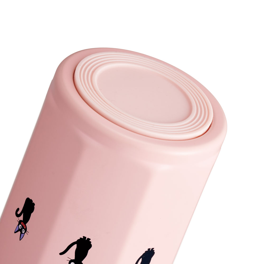 八角形 ステンレス マグ ボトル 水筒 350 350ml 直飲み 保温 保冷 おしゃれ スケーター skater STO4 魔女の宅急便 ジジ スタジオジブリ 女性