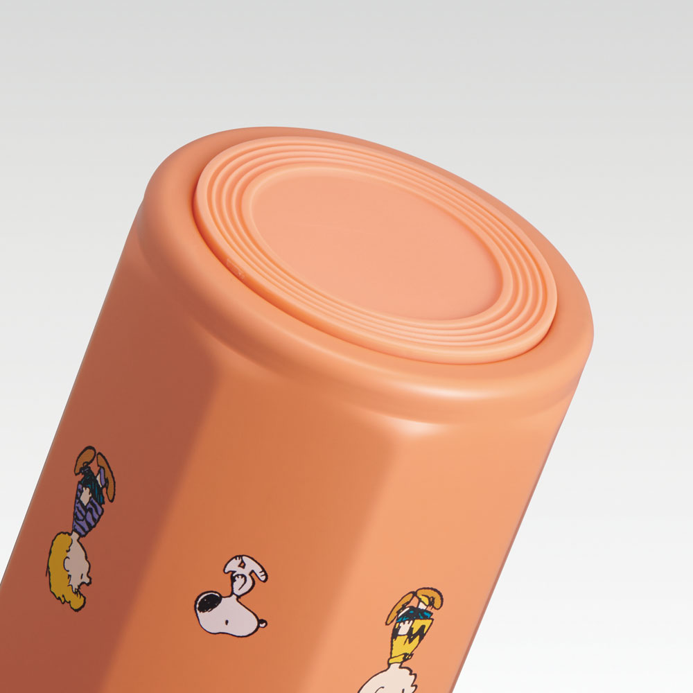 八角形 ステンレス マグ ボトル 水筒 350 350ml 直飲み 保温 保冷 おしゃれ スケーター skater STO4 スヌーピー SNOOPY ピーナッツ 女性 レディース