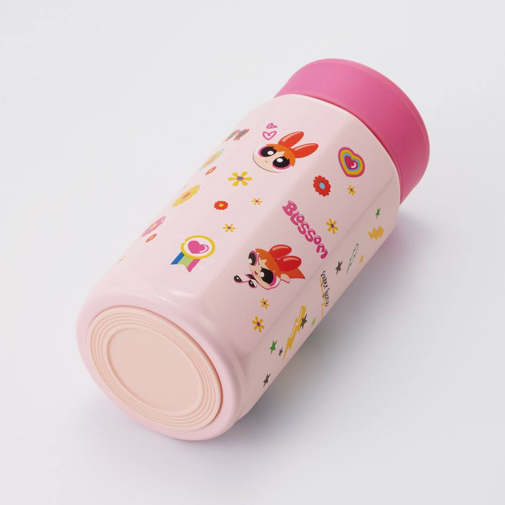八角形 ステンレス マグボトル 水筒 350ml 保冷 保温 直飲み 大人 キャラクター skater スケーター STO4 パワーパフガールズ グッズ