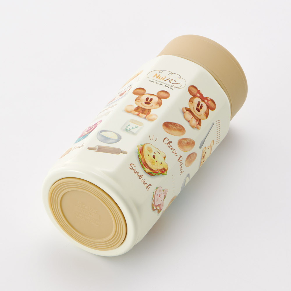 スケーター 八角形 ステンレス マグボトル 水筒 350ml 保冷 保温 直飲み 大人 キャラクター skater STO4 Nuiパン ぬいパン ぬいぱん ヌイパン ディズニー【ステンレスボトル マグ ボトル 350 ミニ かわいい】