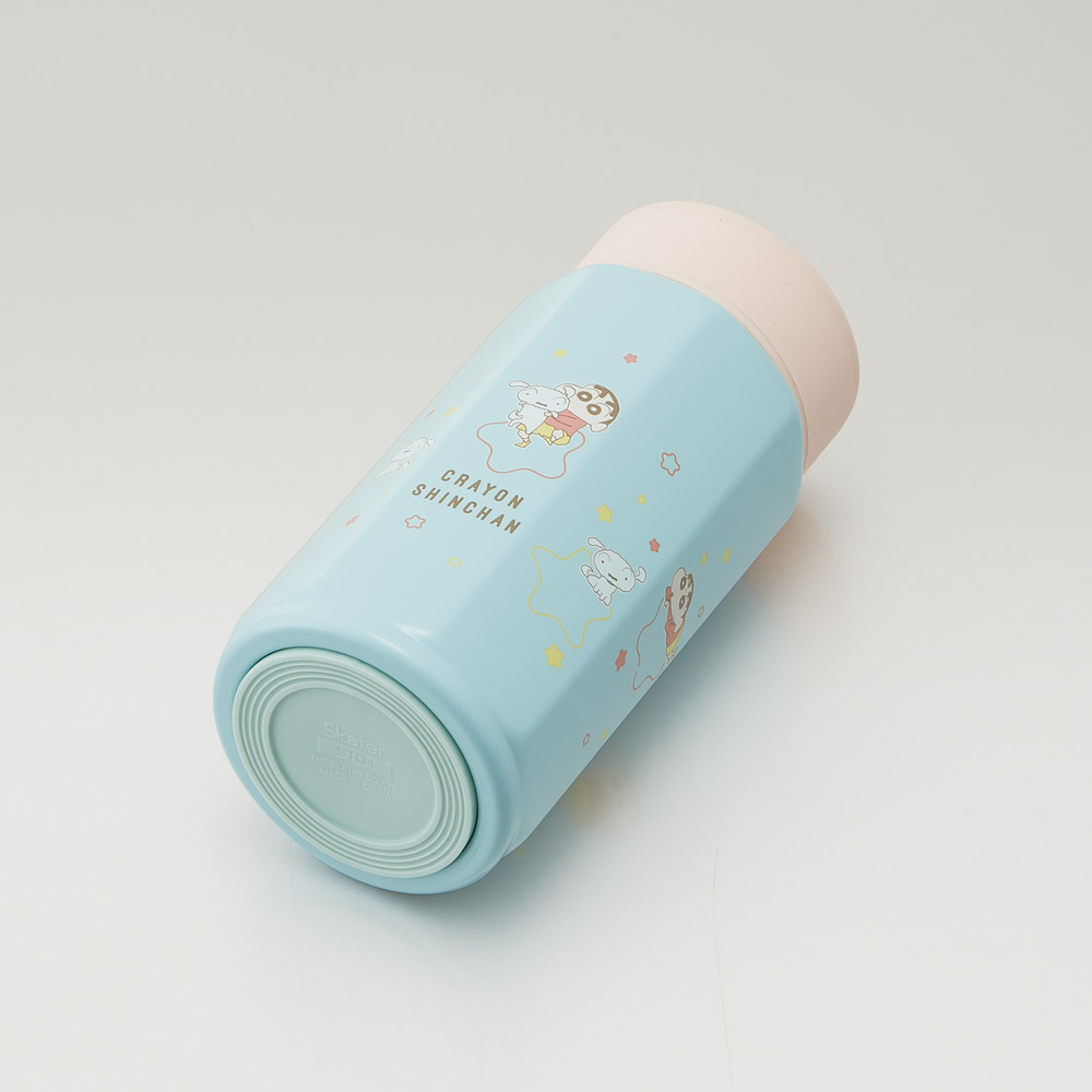 スケーター 八角形 ステンレス マグボトル 水筒 350ml 保冷 保温 直飲み 大人 キャラクター skater STO4 クレヨンしんちゃん クレしん 男の子 女の子【ステンレスボトル マグ ボトル 350 ミニ かわいい】