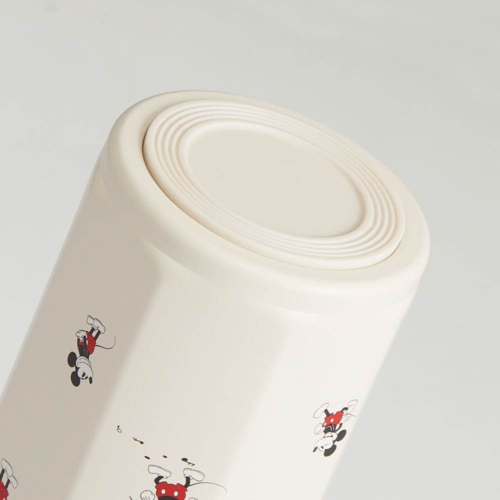 八角形 ステンレス マグ ボトル 水筒 500 500ml 直飲み 保温 保冷 おしゃれ スケーター skater STO5 さりげなミッキー ミッキーマウス さりげな ミッキー Mickey 男の子 女の子