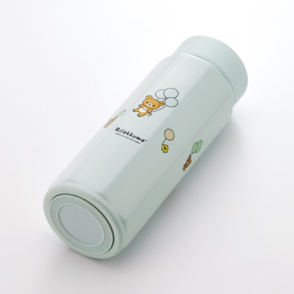 八角形 ステンレス マグボトル 水筒 500ml 保冷 保温 直飲み 大人 キャラクター skater スケーター STO5 リラックマ ふわっと風船 Rilakkuma 女の子 女性