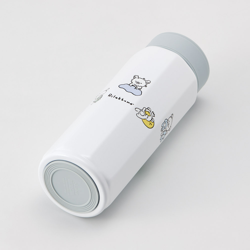 八角形 ステンレス マグボトル 水筒 500ml 保冷 保温 直飲み 大人 キャラクター skater スケーター STO5 リラックマ Rilakkuma 女の子 女性 レディース【ステンレスボトル マグ ボトル 500 軽量 子供 かわいい】