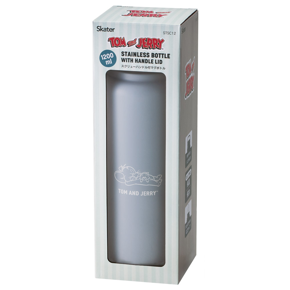 ステンレス マグボトル 水筒 1.2L 1200ml 保温 保冷 保温保冷 直飲み マグ skater スケーター STSC12 トム&ジェリー トムとジェリー 男の子 女の子