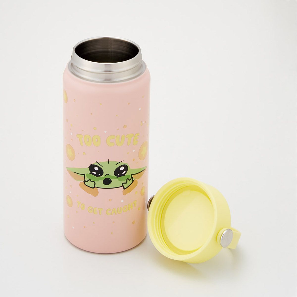 スケーター 水筒 マグボトル ソフトハンドル付き 保温 保冷 ステンレス ボトル 直飲み skater STSH5 スター・ウォーズ マンダロリアン・アンド・グローグー【保冷保温 マイボトル おしゃれ ハンドル付き 大人 子供】