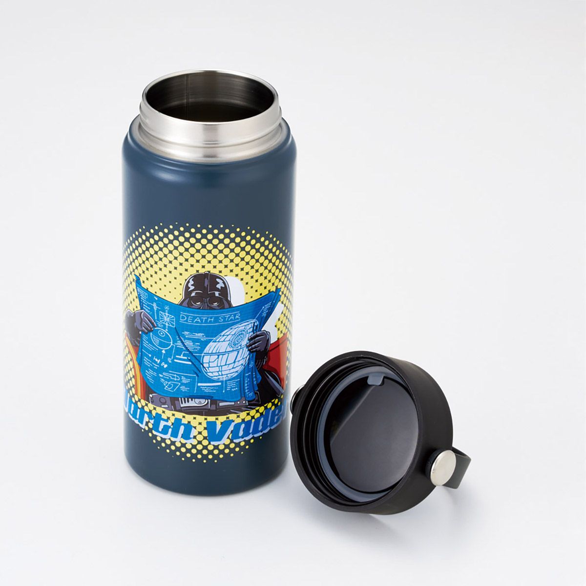 スケーター 水筒 マグボトル ソフトハンドル付き 保温 保冷 ステンレス ボトル 直飲み skater STSH5 スター・ウォーズ ユニークアート ダース・ベイダー【保冷保温 マイボトル おしゃれ ハンドル付き 大人 子供】