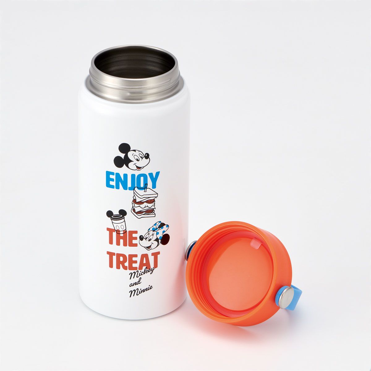 スケーター 水筒 マグボトル ソフトハンドル付き 保温 保冷 ステンレス ボトル 直飲み skater STSH5 ミッキー&フレンズ レトロ ミッキーマウス【保冷保温 マイボトル おしゃれ ハンドル付き 大人 子供】