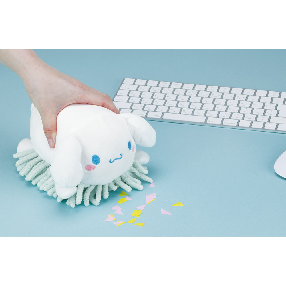 【送料無料】ぬいぐるみ モップ 掃除 おそうじ 用品 グッズ かわいい キャラクター スケーター skater ZNMP1 シナモロール シナモン サンリオ 女の子 女子【清掃 掃除グッズ 可愛い】