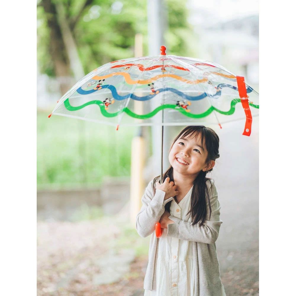 子どもビニール傘 45cm ミッキーマウス／UBV45_4973307626944 【 レイン】