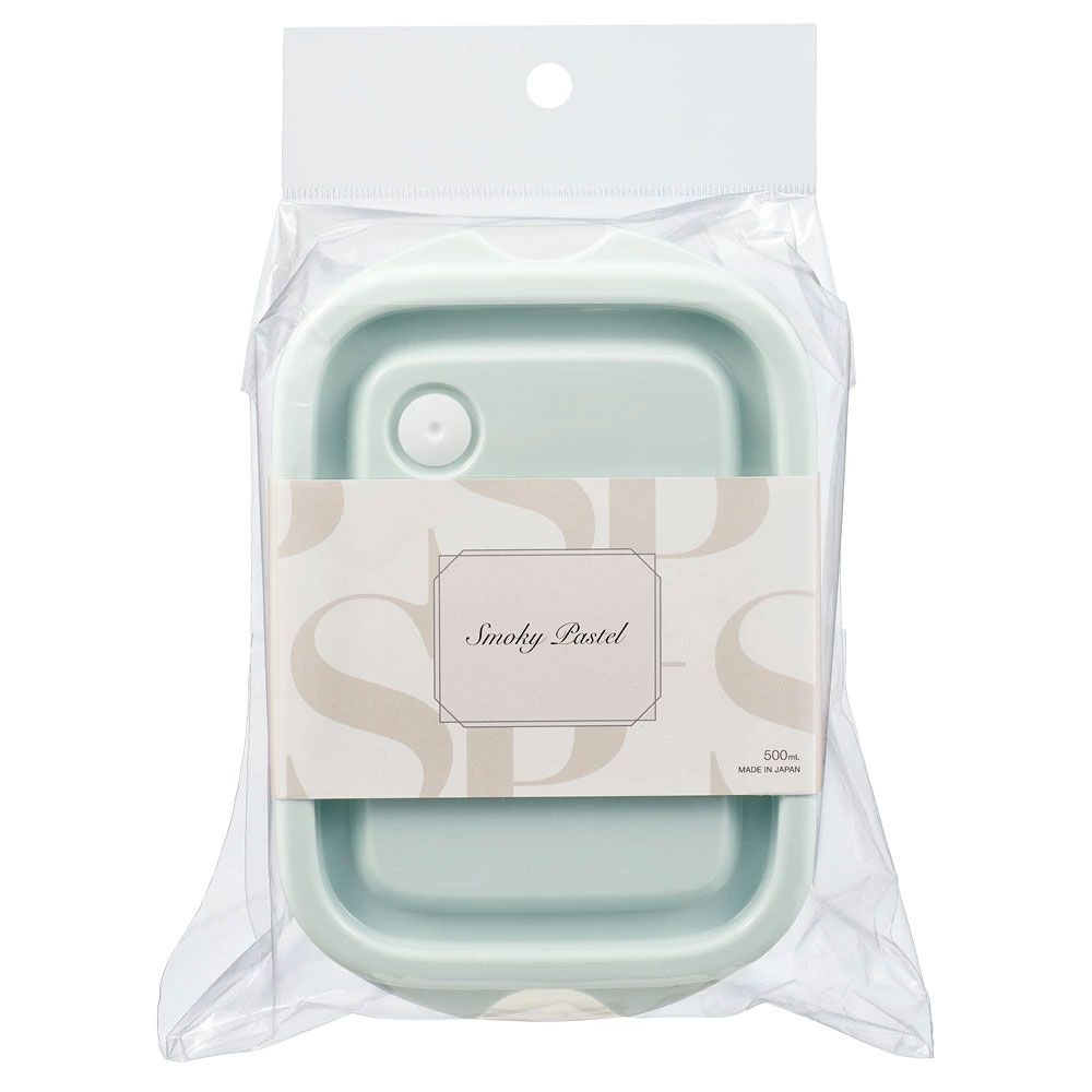 スケーター 保存容器 弁当箱 フードコンテナ シールボックス 2個セット 500ml プラスチックskater FCN2W スモーキーグリーン【おしゃれ 食品保存 食材保存 シンプル お弁当 ランチボックス】