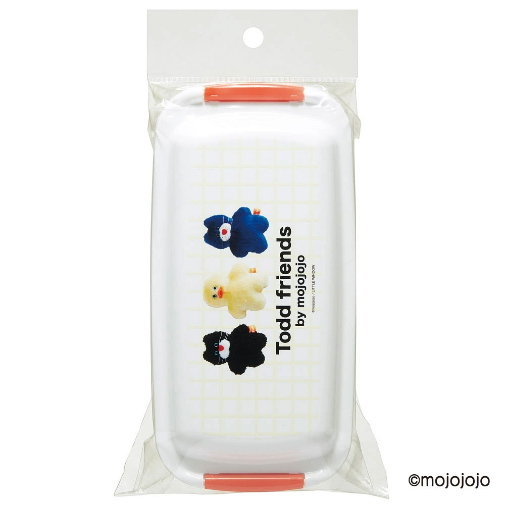 スケーター 洗いやすい弁当箱 パッキン溝の幅が広い ふわっと お弁当箱 530ml 1段 弁当 skater PTLB6B mojojojo モジョジョジョ グッズ【子供 大人 バイオマス ランチボックス レンジ 食洗機 対応】