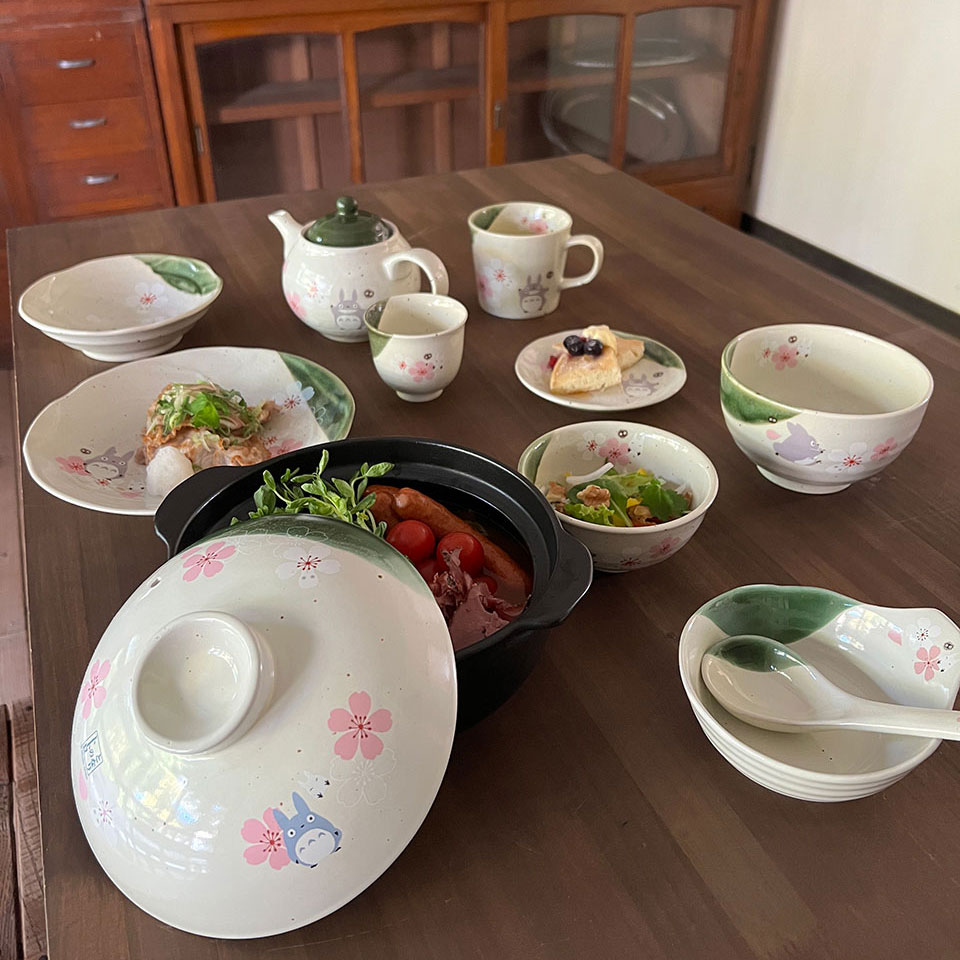 【送料無料】マグカップ コーヒーカップ 和食器 コップ 和食 おしゃれ モダン かわいい 大人 桜柄 スケーター CHMM1【内祝い 来客用 食器 キャラクター 美濃焼 美濃焼き ギフト 贈り物 となりのトトロ totoro スタジオジブリ 女性 レディース】