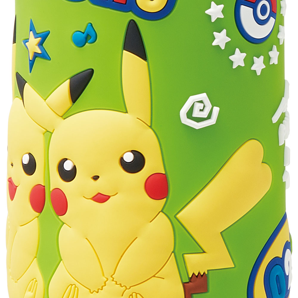 【送料無料】立体プリント 水筒 キッズ ワンタッチ 直飲み ステンレス 480ml おしゃれ かわいい スケーター SDPV5