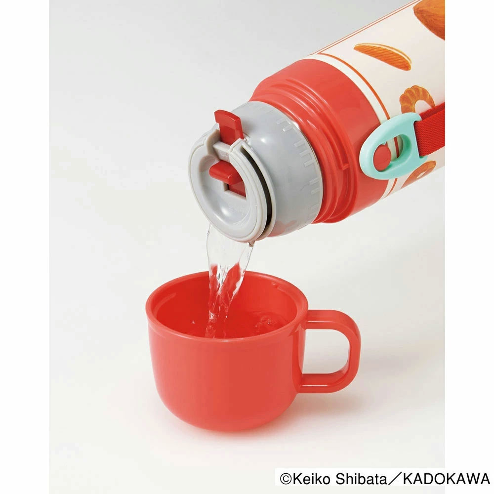 【送料無料】超軽量直飲み・コップ飲み兼用2WAYステンレスボトル470ml SKDC4 パンどろぼう