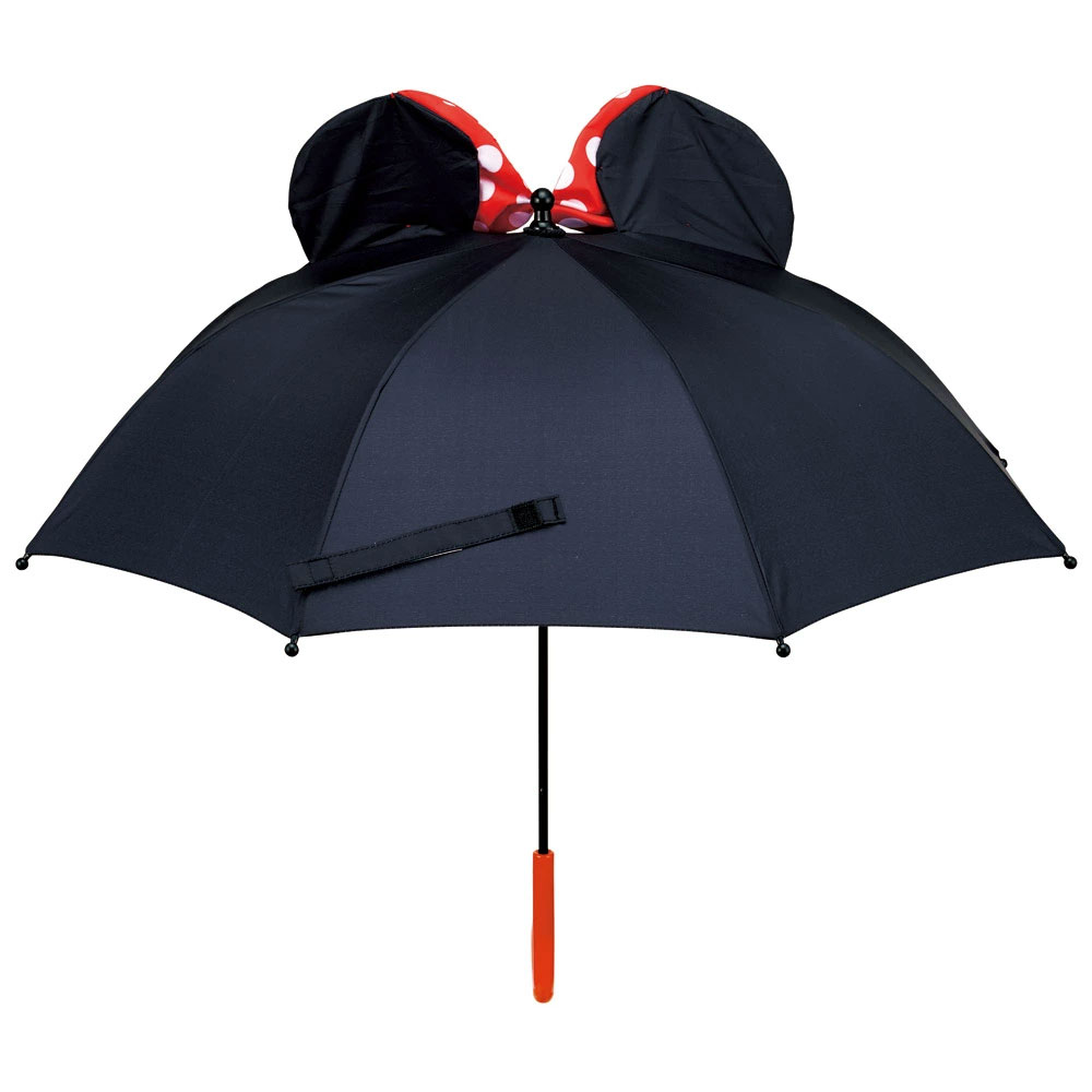 子供用 子供 傘 45cm キッズ 手開き 長傘 かさ 雨傘 なりきり レイングッズ スケーター skater UBER45N ミニーマウス ミニー Minnie ディズニー 女の子 【 レイン】