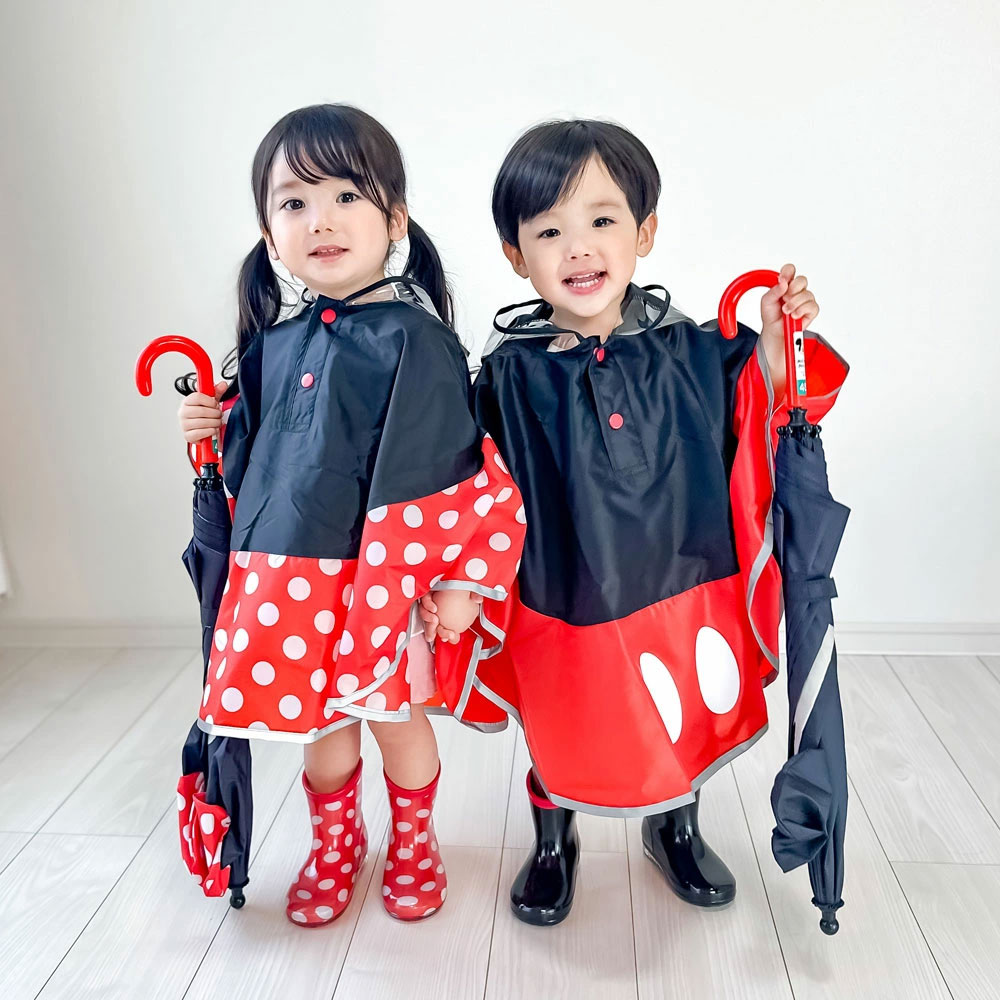 長靴 キッズ 子供 17cm かわいい レインブーツ 歩きやすい 幼稚園 キャラクター skater スケーター RIBT17 ミッキーマウス ミッキー Mickey 男の子 女の子