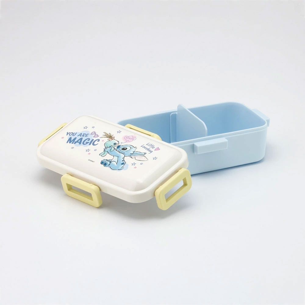 スケーター 弁当箱 530ml 大人 一段 仕切り 食洗機 レンジ 対応 日本製 ランチボックス skater PFLB6 リロ&スティッチ スティッチ ハグ ディズニー 男子 女子【レディース 4点ロック お弁当箱 ドーム型 1段 食洗機OK】