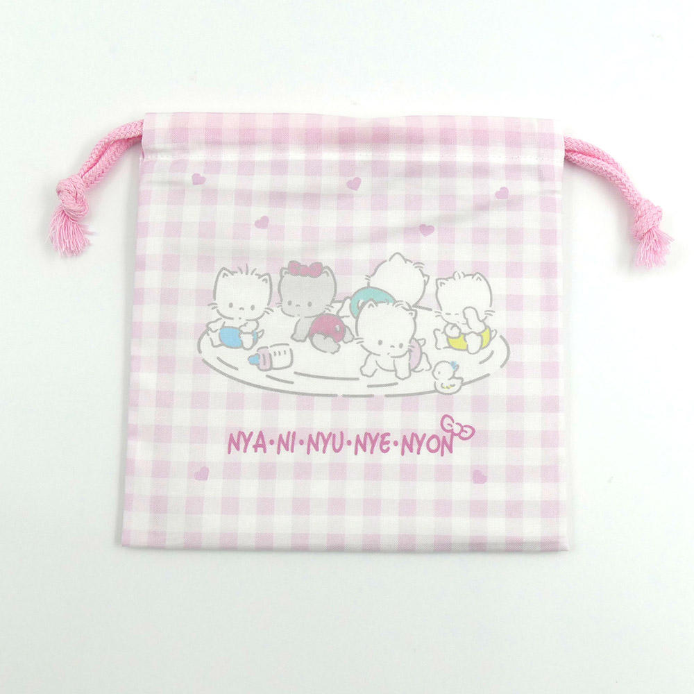 スケーター キャラクター ミステリーボックス巾着 単品 Mサイズ KBB21 skater サンリオキャラクターズ D シナモロール ハンギョドン【ブラインド ランチ巾着 ランダム お楽しみ サプライズ】