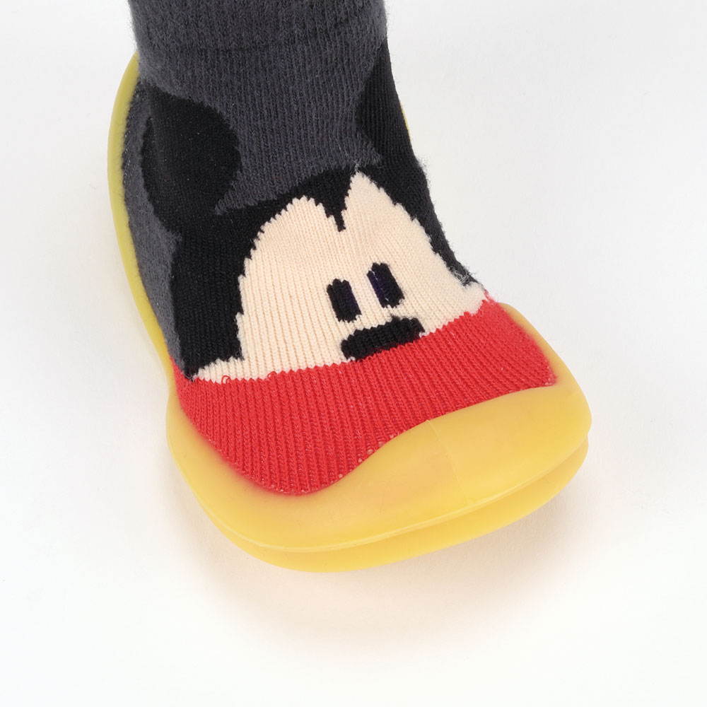 ソックス シューズ XS 11.3cm ベビー ファースト シューズ 靴 赤ちゃん BSSHL1 スケーター skater ミッキーマウス ミッキー Mickey 男の子 女の子【キャラクター 靴下 くつ クツ ファーストシューズ 室内履き ベビーシューズ 子供】