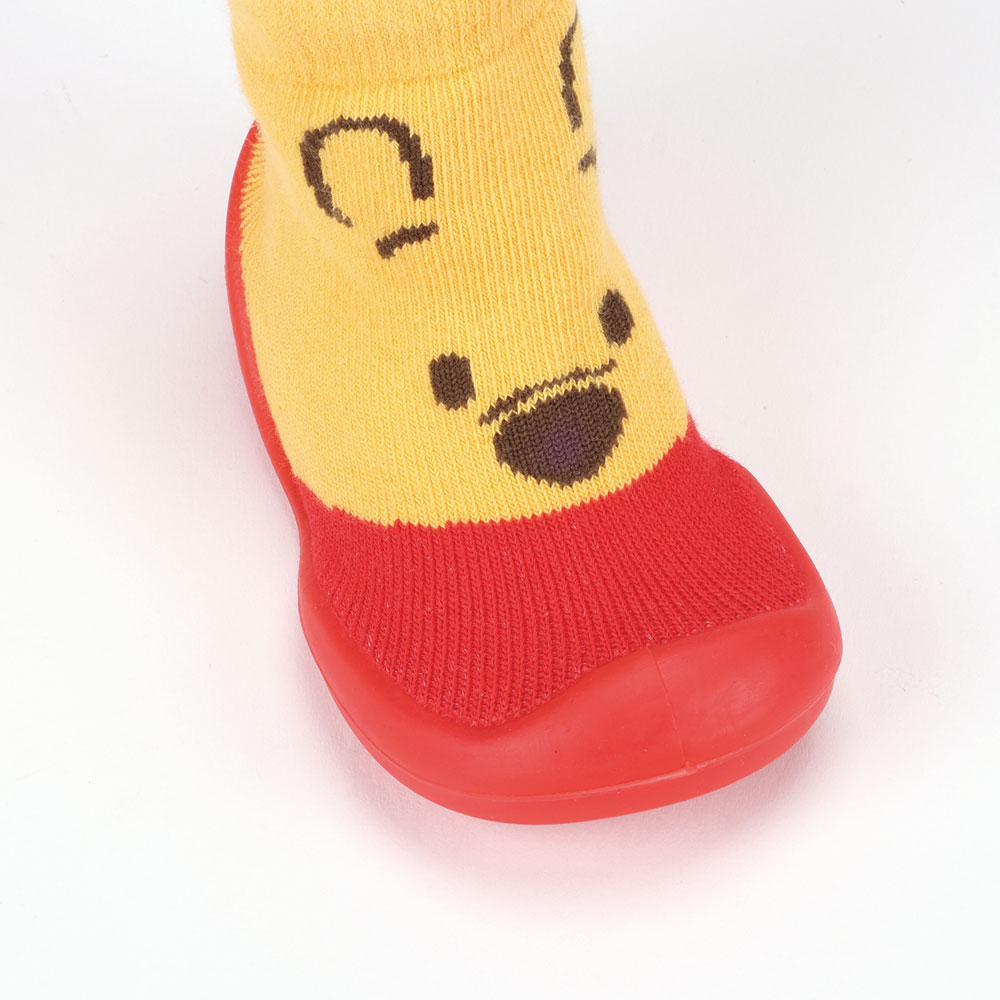ソックス シューズ XS 11.3cm ベビー ファースト シューズ 靴 赤ちゃん BSSHL1 スケーター skater くまのプーさん プーさん Pooh 男の子 女の子【キャラクター 靴下 くつ クツ ファーストシューズ 室内履き ベビーシューズ 子供】