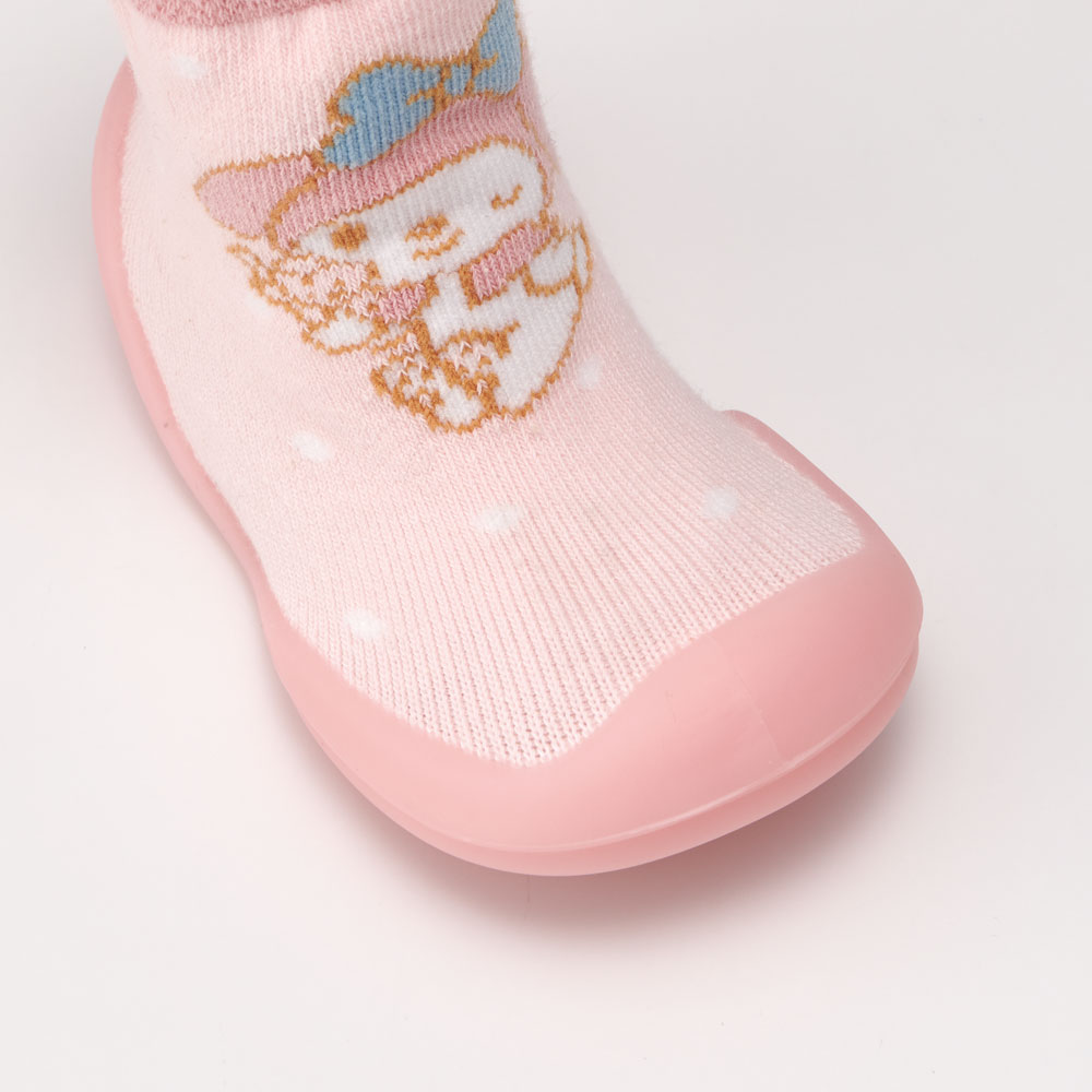 ソックス シューズ XS 11.3cm ベビー ファースト シューズ 靴 赤ちゃん BSSHL1 スケーター skater マイメロディ マイメロ サンリオ 女の子 女子【キャラクター 靴下 くつ クツ ファーストシューズ 室内履き ベビーシューズ 子供】