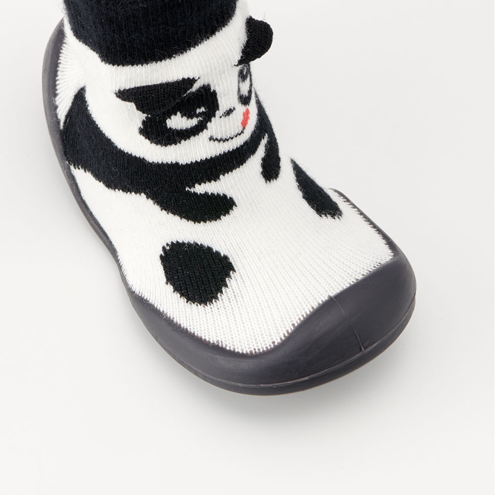 ソックス シューズ S 11.9cm ベビー ファースト シューズ 靴 赤ちゃん BSSHL2 スケーター skater ゴパン パンダ パンダ柄 ぱんだ 男の子 女の子【キャラクター 靴下 くつ クツ ファーストシューズ 室内履き ベビーシューズ 子供】