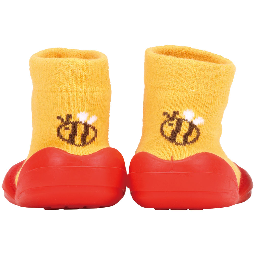 ソックス シューズ ギフトボックス S 11.9cm ベビー 靴 赤ちゃん BSSHL2G スケーター skater くまのプーさん プーさん Pooh 男の子 女の子【キャラクター 靴下 くつ クツ ファーストシューズ】