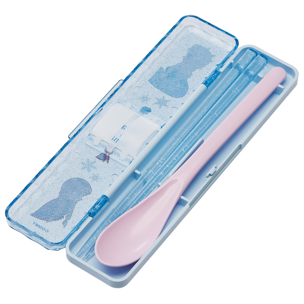 音が鳴らないコンビセット(箸・スプーン) 箸18cm アナと雪の女王×中川翔子/CCS3SAD_4973307709456