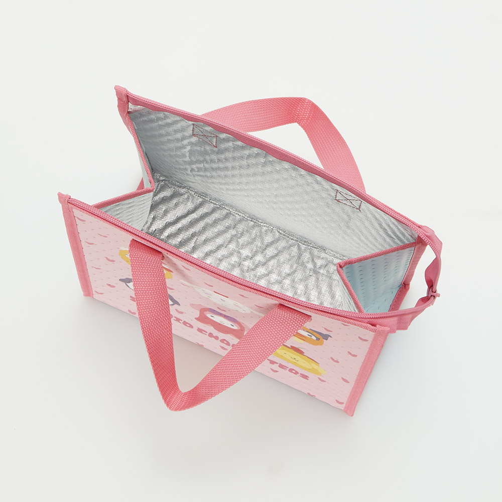 保冷バッグ 保冷 ランチバッグ 弁当 保冷バック 大きめ 不織布 バッグ お弁当 子供 skater FBC1 スケーター サンリオ キャラクター なりきり 食べ物 女の子