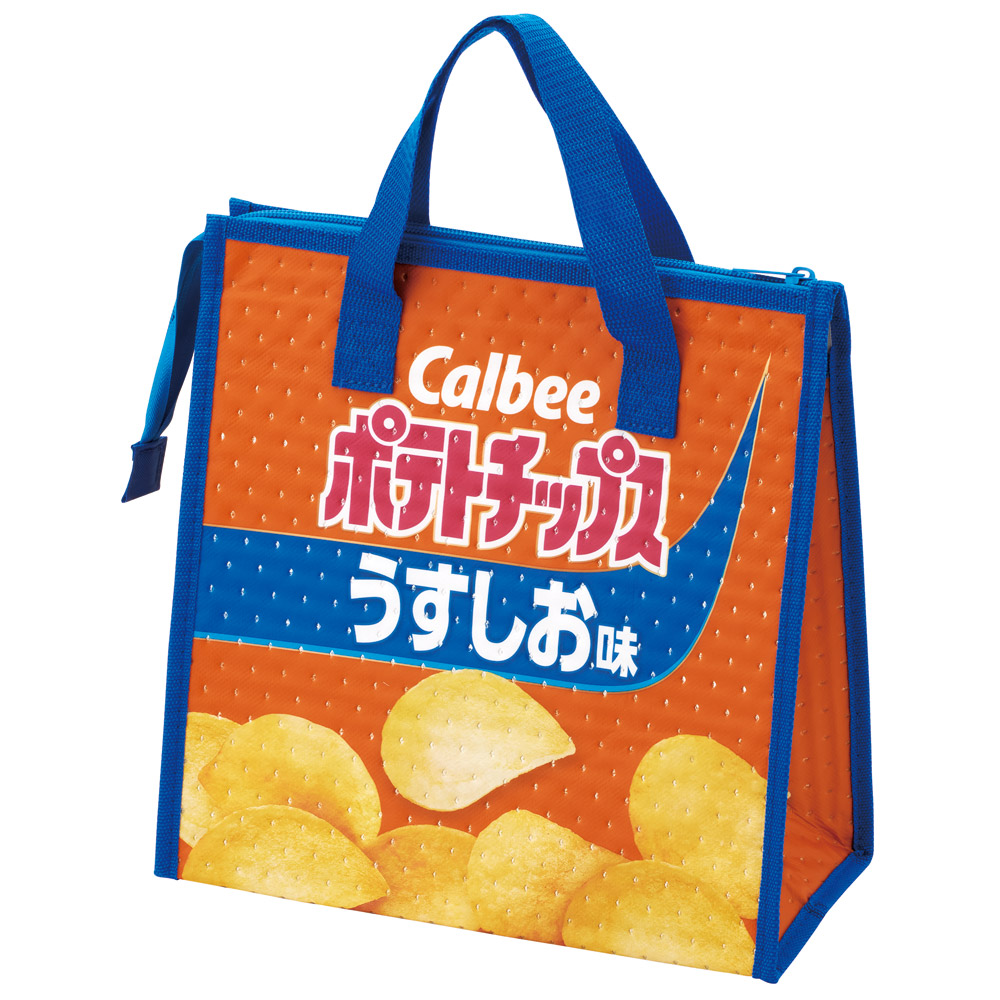 保冷バッグ 保冷 ランチバッグ 弁当 保冷バック 大きめ 不織布 バッグ お弁当 子供 skater FBC1 スケーター ポテチうすしお味 お菓子 パッケージ カルビー