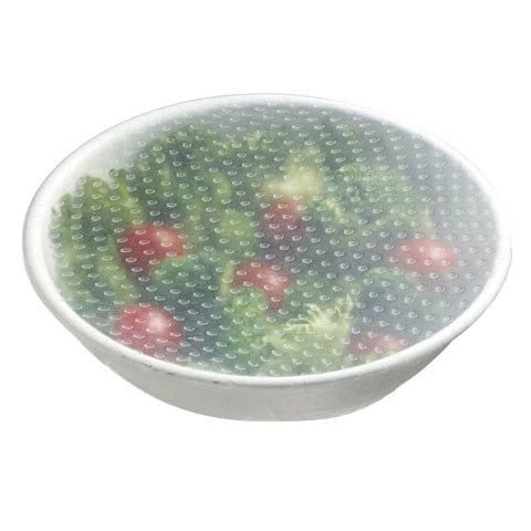 【メール便対象品】 シリコンラップ丸型(大小)//エコラップ 食品ラップ 保存 シリコンエコラップ くり返し使えるラップ// スケーター
