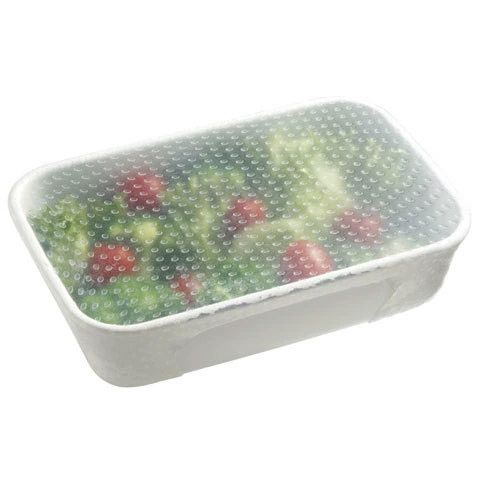 【メール便対象品】 シリコンラップ角型(大小)//エコラップ 食品ラップ 保存 シリコンエコラップ くり返し使えるラップ// スケーター