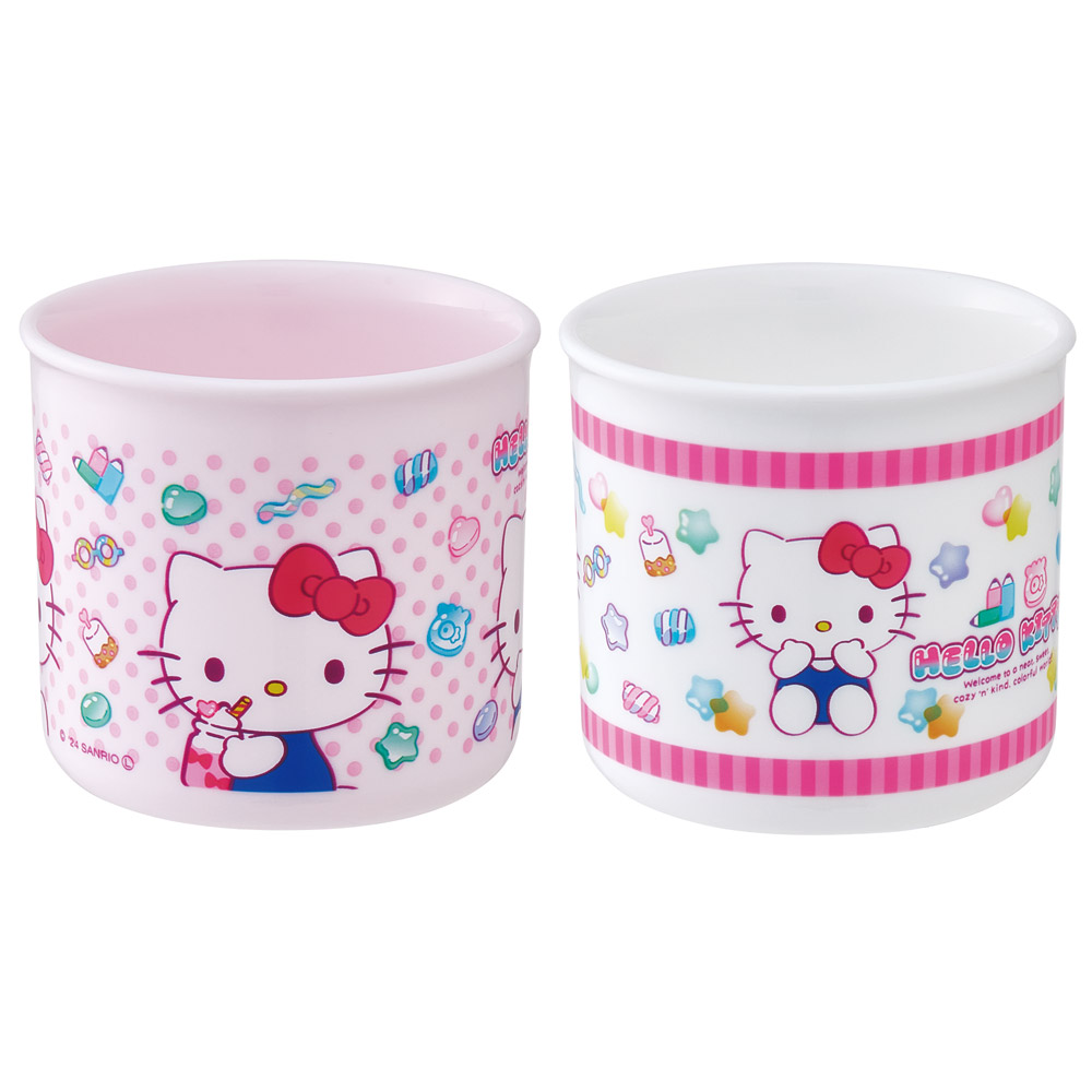 プラスチック コップ 200ml 子供 プラコップ 2個セット 割れにくい 食洗機対応 KE4AAGW スケーター skater キティ ハローキティ キティちゃん 女の子