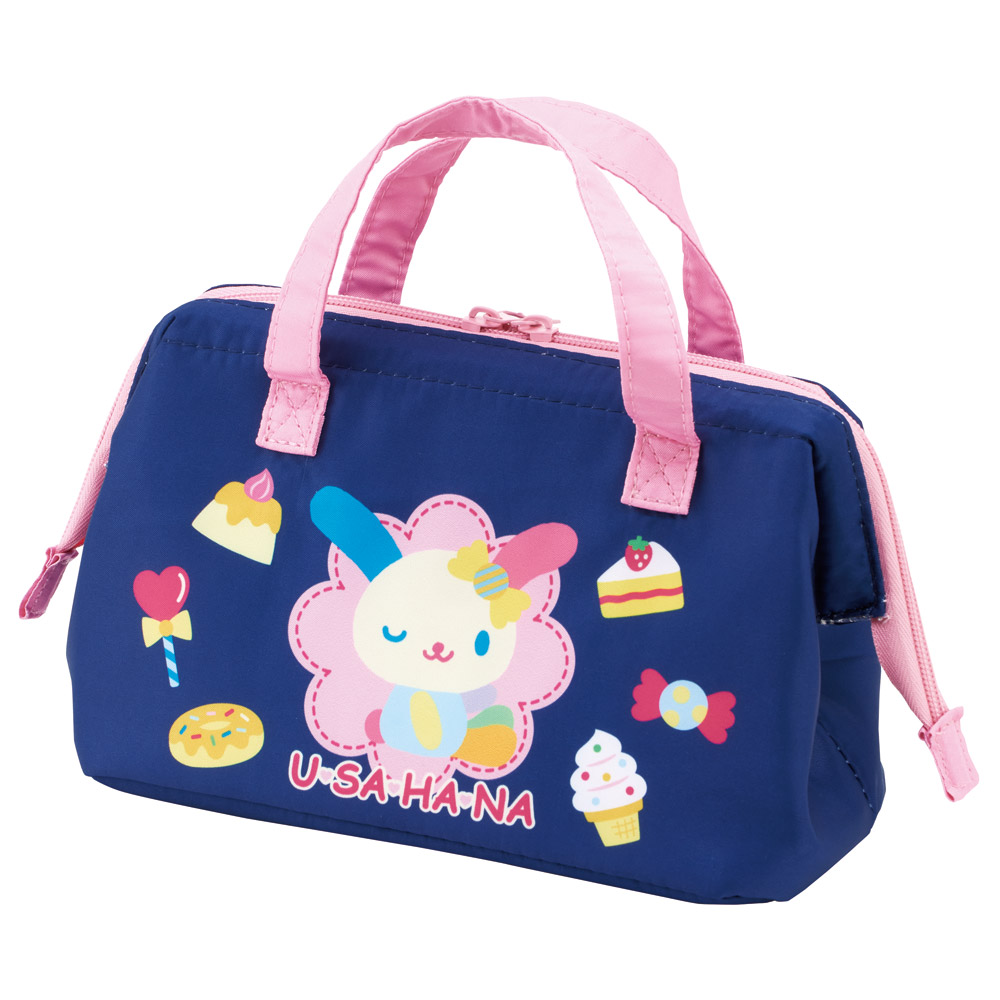 【メール便対象品】 スケーター ランチバッグ お弁当 保冷バッグ 保温保冷 がま口 おしゃれ skater KGA1 ウサハナ サンリオ Sanrio グッズ キャラクター【ランチバック おしゃれ かわいい 保温バッグ 保冷バッグ キャラクター】