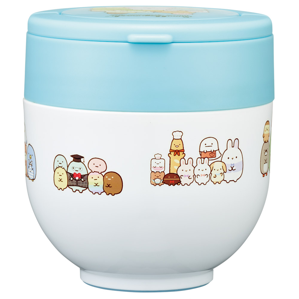 【送料無料】スケーター 保温弁当箱 540ml 小さめ 持ち手付き どんぶり ステンレスランチジャー 保温 保冷 skater LDNO6 すみっコぐらし すみっこ ぐらし 女の子 女子【ランチ 丼 折り畳み コンパクト】