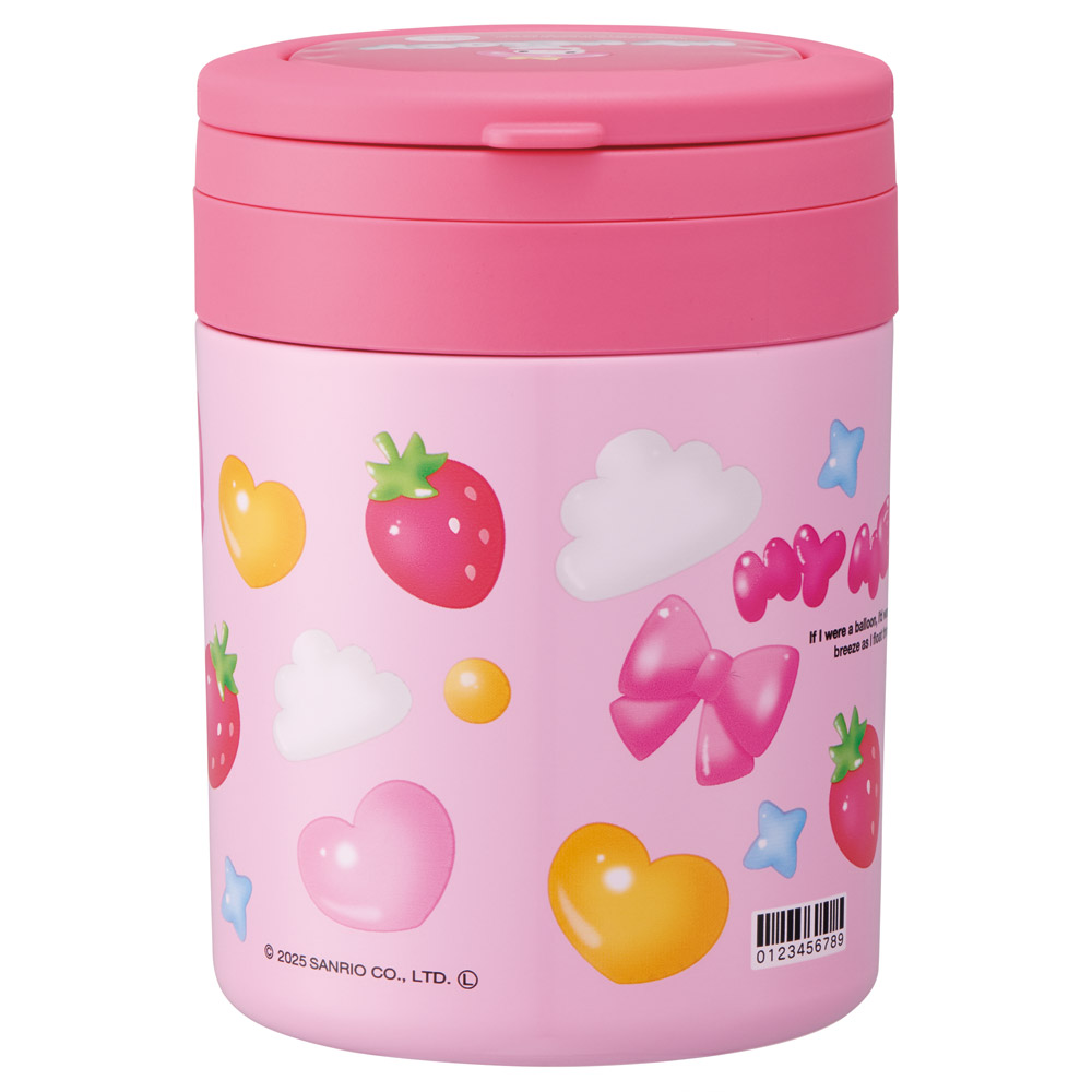 スケーター デリカポット 500ml 保温 保冷 スープジャー ハンドル付き 可愛い キャラクター skater LJFO5 マイメロディ マイメロ サンリオ 女の子 女子【フードジャー スープ 持ち運び お弁当 ステンレス】