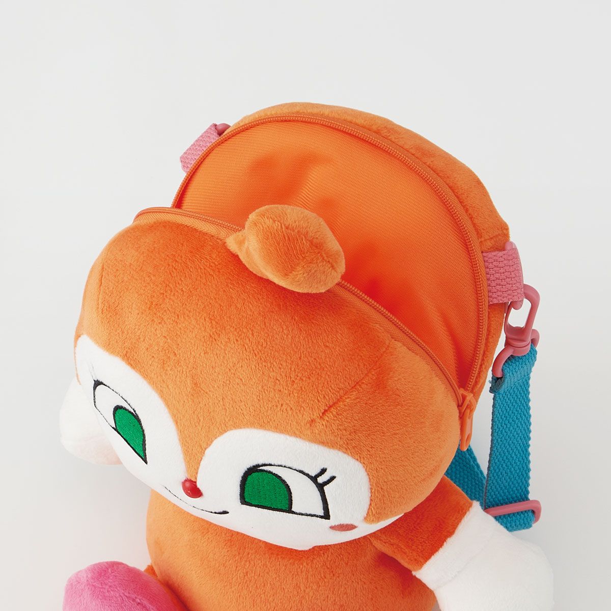 スケーター  ドキンちゃん ぬいぐるみ リュック キャラクター 子供 リュックサック かわいい skater NRYU1 アンパンマン あんぱんまん グッズ【子ども キッズ こども 可愛い ファスナー 3WAY】