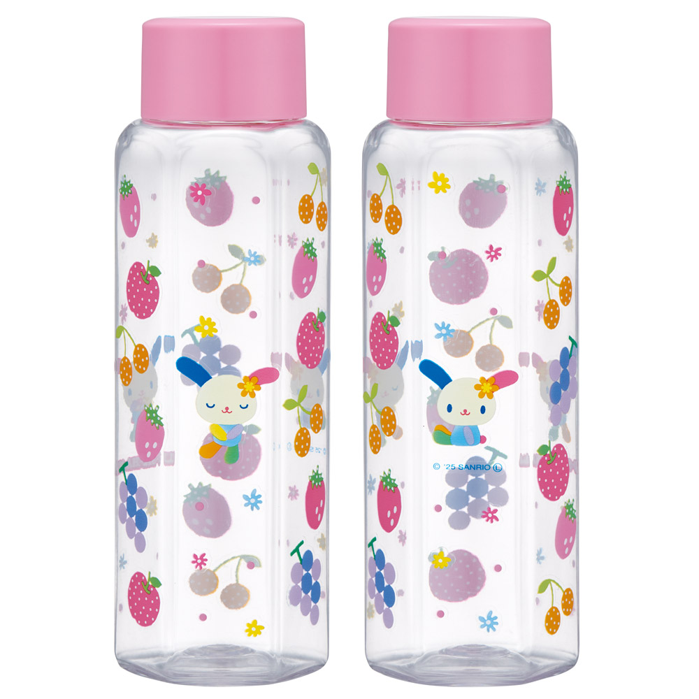 スケーター 六角形 プラスチック マグ 水筒 350ml 直飲み ウォーターボトル 透明 キャラクター skater PDH4 ウサハナ サンリオ Sanrio グッズ キャラクター【クリア ボトル クリアボトル マグボトル おしゃれ】