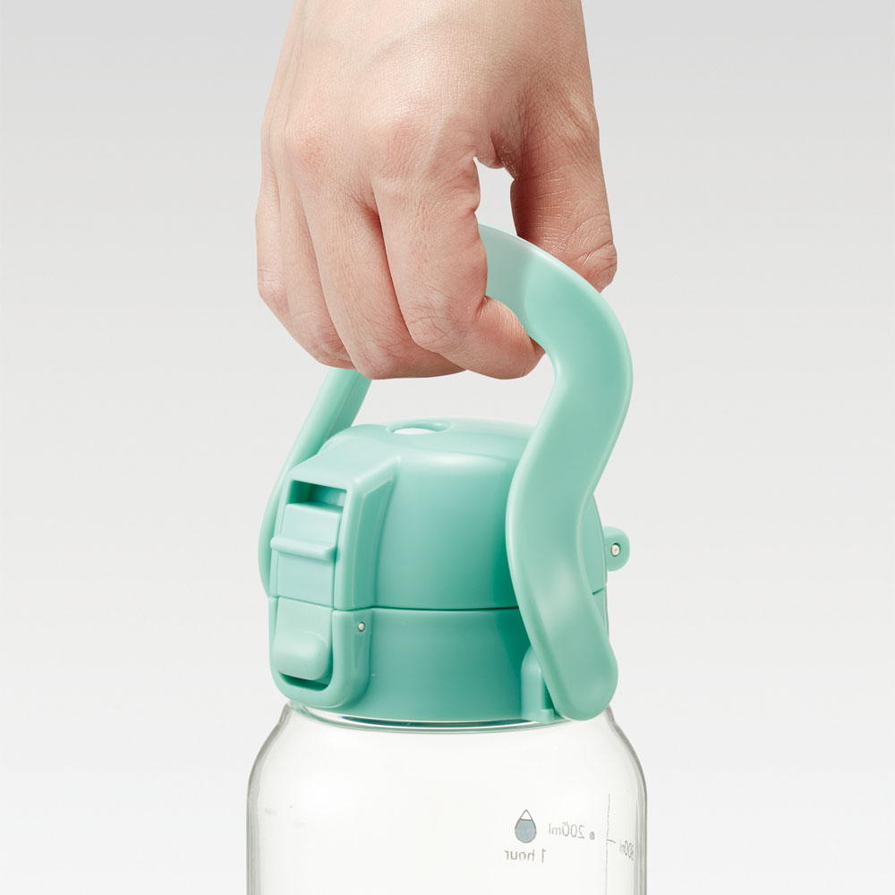ドリンク マーカー ボトル 1000ml 1L 水筒 直飲み 水分補給 メモリ付き 透明 スケーター skater PDMK10 ミッキーマウス ミッキー Mickey 男の子 女の子
