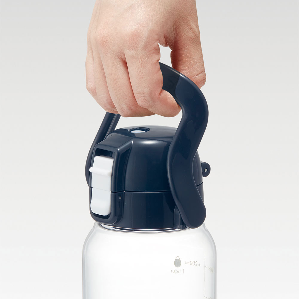ドリンク マーカー ボトル 1000ml 1L 水筒 直飲み 水分補給 メモリ付き 透明 スケーター skater PDMK10 スヌーピー SNOOPY ピーナッツ 女性 レディース