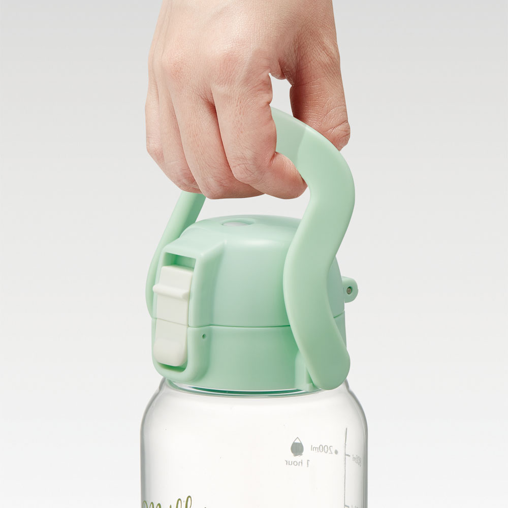 【送料無料】ドリンク マーカー ボトル 1000ml 1L 水筒 直飲み 水分補給 メモリ付き 透明 スケーター skater PDMK10 ミッフィー Miffy うさこちゃん 女の子 女性