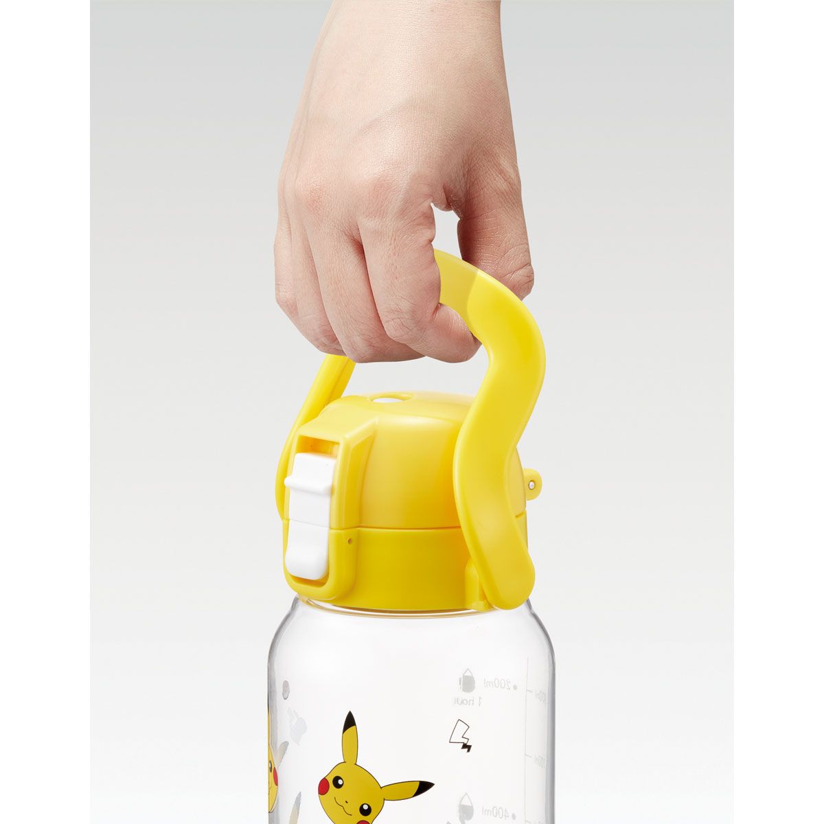 スケーター ドリンク マーカー ボトル 1L タイムマーカー 付き 目盛り 水筒 キャラクター skater PDMK10 ポケットモンスター ポケモン ピカチュウ フェイス 25【タイムマーカーウォーターボトル ウォーターボトル マグ】