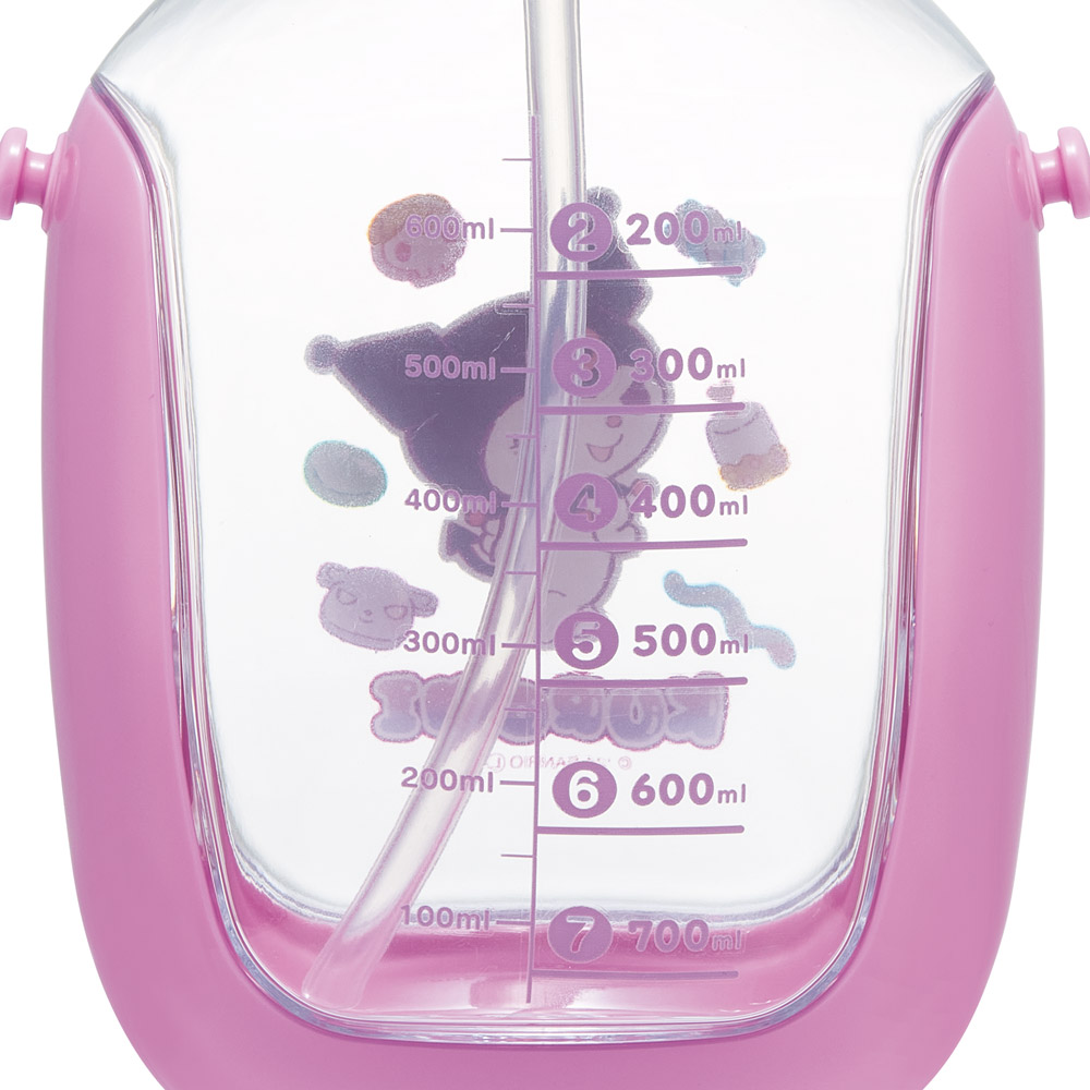 【送料無料】ワンプッシュ ストロー ボトル 水筒 780ml キッズ 子供 キャラクター かわいい スケーター skater PDSH8DX クロミ クロミちゃん サンリオ 女の子 女子