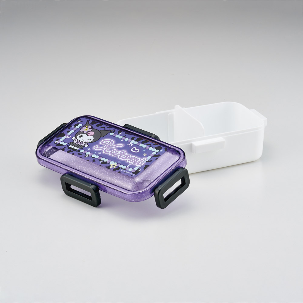 スケーター 弁当箱 530ml 大人 一段 仕切り 食洗機 レンジ 対応 日本製 ランチボックス skater PFLB6 クロミ クロミちゃん サンリオ 女の子 女子【レディース 4点ロック お弁当箱 ドーム型 1段 食洗機OK】