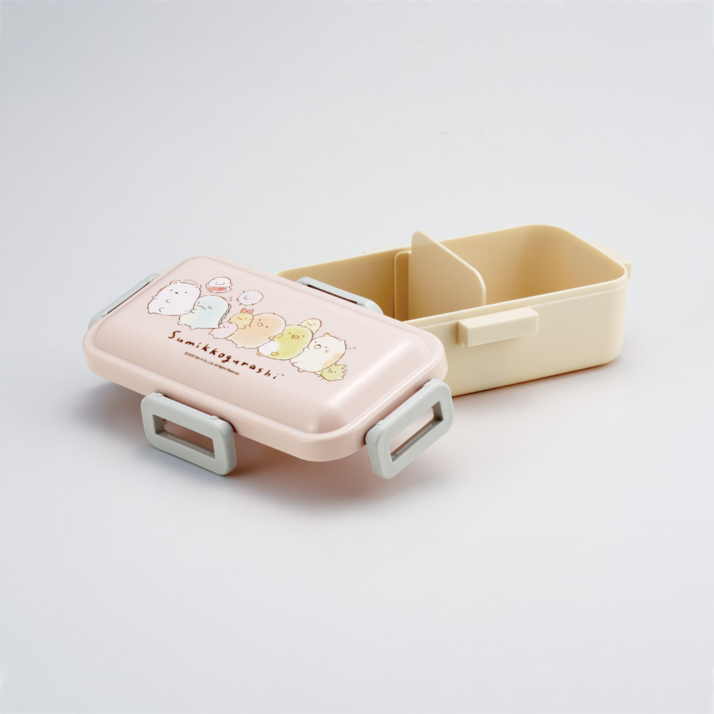 スケーター 弁当箱 530ml 大人 一段 仕切り 食洗機 レンジ 対応 日本製 ランチボックス skater PFLB6 すみっコぐらし すみっこ ぐらし 女の子 女子【レディース 4点ロック お弁当箱 ドーム型 1段 食洗機OK】