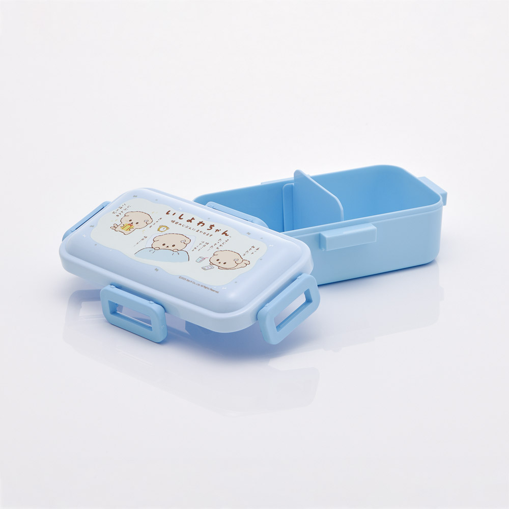 おかずがつぶれにくい ふわっと弁当箱 1段/530ml いしよわちゃん/PFLB6_4973307699146